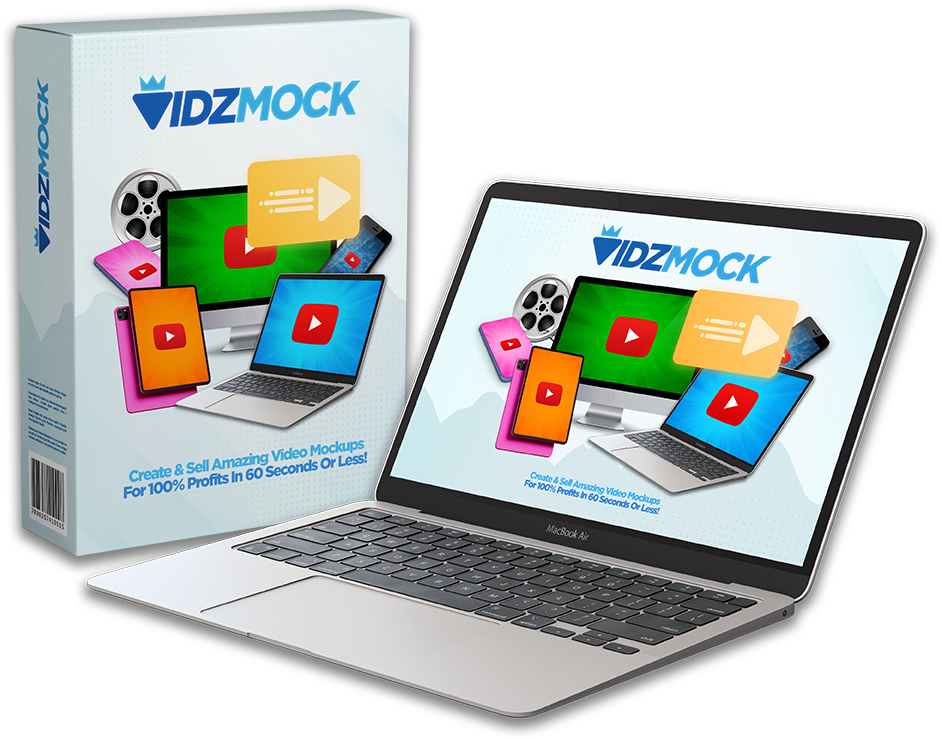 VidzMock video creator and mock-up creator